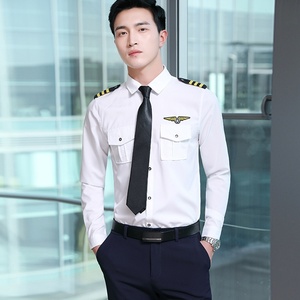 Uniformes de <span class=keywords><strong>Azafata</strong></span>, Piloto y Tripulación de Tren de Alta Velocidad, Trajes Profesionales con Camisas de Manga Larga - Product Image 1