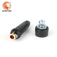 ST Promotion : Connecteurs de câble de soudage noirs à raccord rapide mâle et femelle 10-25, 35-50, 50-70 (prise et douille)