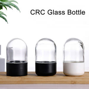 Frascos de Vidrio Transparentes con Forma Única de 3.5g, Frascos de Almacenamiento de Vidrio Pequeños Herméticamente Sellados para Hierbas, Flores Secas, Dulces y Gomitas - Product Image 1