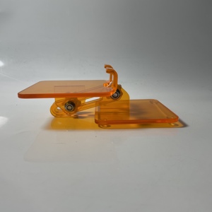 Soporte de Teléfono Acrílico Transparente Naranja, Ajustable, para Escritorio, Moderno, Venta Caliente - Product Image 6