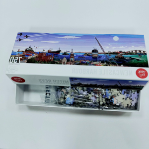 Vente en gros de 750 pièces de puzzles de paysages Puzzle à impression personnalisée Scies sauteuses rectangulaires de 1000 pièces - Product Image 4