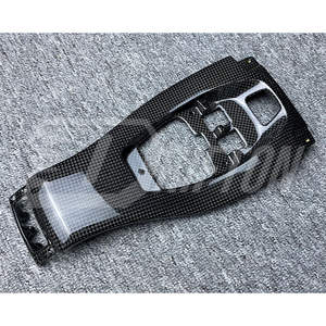 Console de levier de vitesses en fibre de carbone brillante California instock 458 pour Ferrari 458 Italia Spider, kits intérieurs - Product Image 5