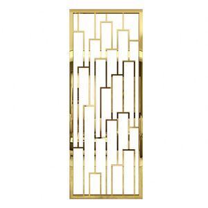 Paravents modernes en acier inoxydable découpés au laser, imperméables, cloisons <span class=keywords><strong>de</strong></span> séparation, panneaux en verre, design <span class=keywords><strong>coulissant</strong></span>, salon, bureau, maison - Product Image 2