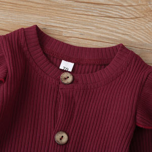 Body de Primera Calidad para Bebés Niñas, Color Sólido, Ropa para Recién Nacidos, con Diadema - Product Image 2