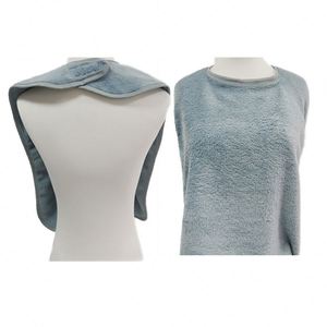Chaleco Médico Térmico para Niños de Secundaria, Babero Absorbente de Saliva, de Doble Cara, de Poliéster, Forro Polar Coral, Impermeable - Product Image 4