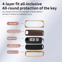 Coque de clé de voiture en alliage de zinc pour Mazda 2 3 6 Atenza Axela Demio CX-5 CX3 CX7 CX9 CX30, accessoires auto, coque de clé