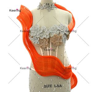 ผ้าแต่งงานแบบ 3 มิติ ลายเกลียวพร้อมเชือกตกปลา สำหรับงาน DIY เสื้อผ้าแฟชั่น ผ้าลายเกลียวทันสมัย WFB-256 - Product Image 3