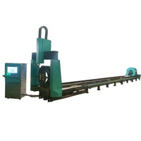 Machine de découpe Laser CNC, à Fiber, tuyaux et tubes en acier inoxydable,