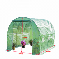 Serre de jardin en acier avec couverture renforcée, protection UV, imperméable, design écologique, pour le jardinage amateur et la protection des plantes