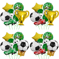 Nouveaux ballons en aluminium en forme de trophée de champion de football, ballons en forme de chaussures de football, décoration d'anniversaire sur le thème du sport