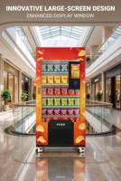Distributeur automatique de boissons et de snacks minceur en gros, écran tactile 10,1 pouces, capacité 300-600 pièces, refroidissement par absorption, économie d'énergie