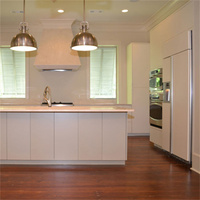 Armoire de cuisine de style contemporain mat de luxe pour villas et projets résidentiels