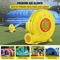 Ventilateur de pompe à air portable 450W 0.6HP 1750Pa force commerciale pour maisons à rebond et gonflables