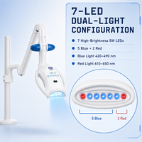 Système de blanchiment dentaire électrique commercial MLG M-87, positionnement réglable, certifié CE, garantie 1 an pour les revendeurs d'équipements