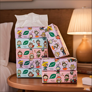 Khuyến Mại Tùy Chỉnh In Du Lịch Gói Pocket Gói Nước Hoa Trên Khuôn Mặt Mô Sản Xuất Dễ Thương Phim Hoạt Hình Trên Khuôn Mặt Mô - Product Image 1