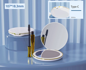 Kích thước lớn Sạc LED túi nhỏ gọn gương trang điểm gương với đèn LED - Product Image 3