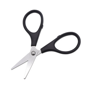 Office Scissors Stainless Steel Black Straight Head Stationery And Office Supplies - Product Image 2