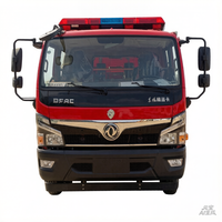 Nouveau camion de pompiers diesel double cabine Dongfeng FuruiKa |   4x2 Drive |   Réservoir d'eau de 5000 L |   Véhicule de pompier et de sauvetage pour la lutte contre les incendies