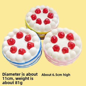Juguetes de Descompresión de PU de Rebote Lento, Simulación de Comida, Pastel, Juguetes para Niños, Regalos para Fiestas, Venta al por Mayor, Embalaje OPP - Product Image 4