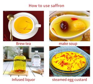 Vente en gros <span class=keywords><strong>d</strong></span>'usine de brins fins de safran rouge origine fraîche meilleur goût de couleur procé<span class=keywords><strong>d</strong></span>é de séchage brut conservé avec de l'eau - Product Image 3