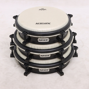 Ensemble de congas et de bongos portables, peaux de tambour, instruments de <span class=keywords><strong>percussion</strong></span> pour performance musicale, congas de haute qualité - Product Image 3
