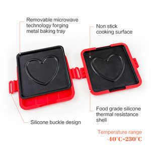 Sartén para hornear y cocinar en forma <span class=keywords><strong>de</strong></span> corazón apta para microondas - Product Image 4