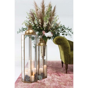 Lanterne à bougie T-Light pour la maison et les hôtels, restaurants, lanterne à bougie en métal doré, décorative pour la décoration du salon - Product Image 3