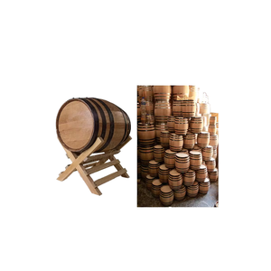Tonneau <span class=keywords><strong>de</strong></span> tequila <span class=keywords><strong>de</strong></span> qualité supérieure <span class=keywords><strong>de</strong></span> <span class=keywords><strong>50</strong></span> <span class=keywords><strong>litres</strong></span> en bois avec finition laquée noire pour fûts, seaux et barils - Product Image 1