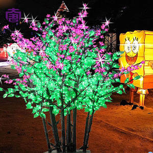 Lámpara LED Impermeable para Exteriores, Diseño de Árbol de Lila, Decoración Serena para Jardín, Ventana, Esquina, Camino, en Venta - Product Image 6