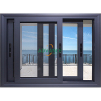 Fenêtres coulissantes en Offre Spéciale à double vitrage Impact des ouragans Profil en PVC Cadre de porte en PVC Fenêtre