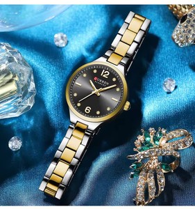 <span class=keywords><strong>Montre</strong></span> à quartz simple pour femme CURREN 9105, petit <span class=keywords><strong>cadran</strong></span>, étanche, bracelet en acier inoxydable, montres décontractées et charmantes pour femme, Reloj <span class=keywords><strong>Casio</strong></span> - Product Image 2
