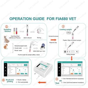 애완 동물 신속 테스트 키트 동물 <span class=keywords><strong>IVD</strong></span> 형광 면역 측정법 분석기와 하이 퀄리티 수의학 형광 면역 분석기 - Product Image 4