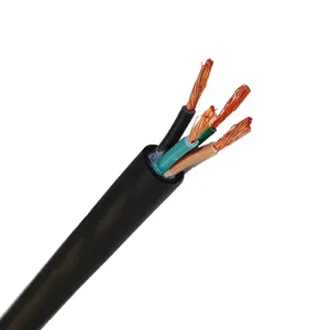 H07RN-F 3 الأساسية 1.5mm2 2.5mm2 نوع 450/750V مرنة EPR/PCP/PUR كابل من المطاط