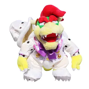 35cm anime super mario odyssey bros vestido de casamento, bowser koopa peluche boneca, macio, brinquedo de pelúcia, ótimo presente de natal para crianças