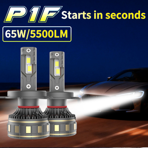Ampoule <span class=keywords><strong>LED</strong></span> H1 pour voiture, haute performance, économique, 65W, 5500Lm, 12-24V, idéale pour les trajets urbains et les conduites nocturnes - Product Image 2