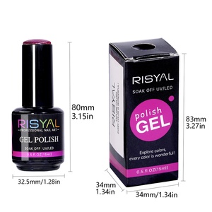 RISYAL Esmalte de Gel Ojo de Gato 15ml Nuevo <span class=keywords><strong>Color</strong></span> Gel Black Hole Nail Art Gel RL2316 Transfronterizo - Product Image 4