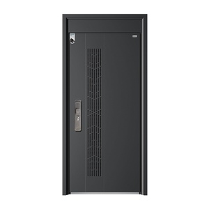 <span class=keywords><strong>Puerta</strong></span> de Entrada Antirrobo Moderna de Acero y Aluminio para Villa, Seguridad Exterior del Hogar y Entrada al Jardín, Fabricada en Zhejiang - Product Image 1