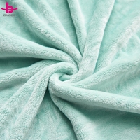Couverture d'hiver en flanelle polaire de qualité supérieure avec bordure à passepoil, ultra douce, pour lit Queen, personnalisable, pour la maison moderne, l'hôtel, usine OEM