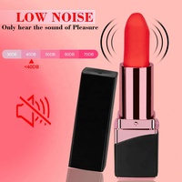 Mini rouge à lèvres vibrateur 10 vitesses balle vibrant G Spot Clitoris stimulateur masseur femme masturbateur adulte Sex Toys pour femmes