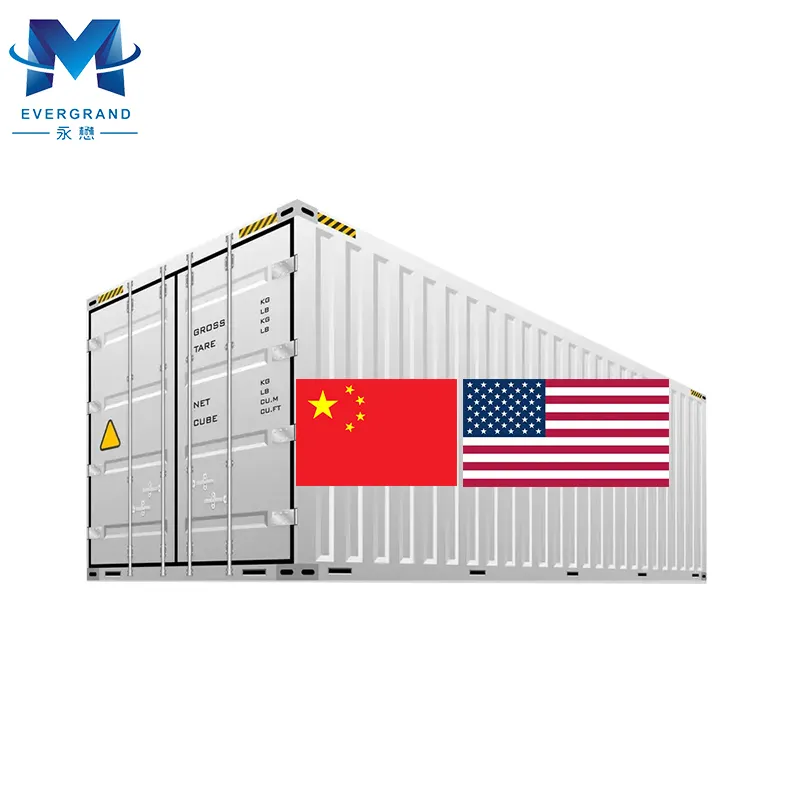 中国製40HQ米国デトロイトマイアミの貨物積み込みおよび出荷排出ポート用中古コンテナ