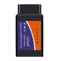 ELM327-Interfaz de diagnóstico OBD2/OBD II para coche, lector de escáner, WIFI, ELM 327 OBD 2 V2.1, el precio más bajo