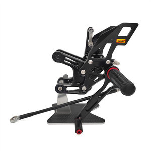 Reposapiés Traseros Ajustables CNC Personalizados para Motocicleta, para <span class=keywords><strong>KAWASAKI</strong></span> ZX6R/<span class=keywords><strong>636</strong></span> 2007 <span class=keywords><strong>2008</strong></span> - Product Image 3