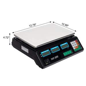 Báscula Digital de Vidrio para Supermercado de 30 kg, Báscula Electrónica Comercial, OEM - Product Image 5