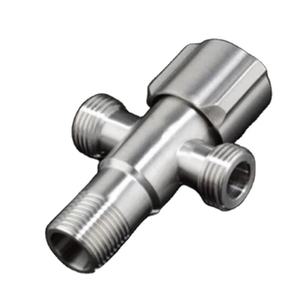 <span class=keywords><strong>3</strong></span> 1 entrada 2 salida 180 grado ángulo válvula montado en la pared para cuarto de baño de triángulo de válvula - Product Image 1