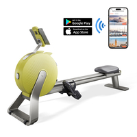 Máquina de Remo Portátil YPOO para Ejercicio Cardiovascular en Casa, con Generación de Electricidad Autónoma