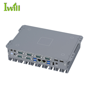 J1900 I5 I7 Computadora de escritorio integrada DDR4 HD 2lan 4USB3.0 2USB2.0 6COM PC industrial sin ventilador de audio para procesamiento de datos en stock - Product Image 6