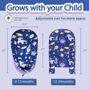 Customized <strong>Baby</strong> <strong>Nest</strong> Sleeping Infant Support <strong>Cushion</strong> Cunas De Bebes Portable Removable <strong>Baby</strong> Lounger Cover - Product Image 5