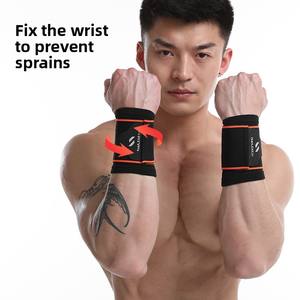 Bracelet de <span class=keywords><strong>sport</strong></span> pour <span class=keywords><strong>homme</strong></span>, soutien de la <span class=keywords><strong>gaine</strong></span> tendineuse, compression fixe pour le fitness, l'haltérophilie, la course à pied, le football, manchon de soutien articulaire - Product Image 3