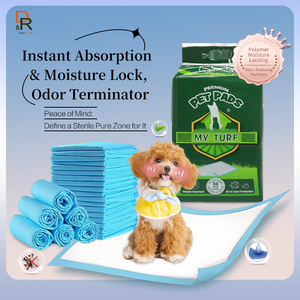 Almohadillas desechables personalizadas de fábrica para orinar de perros, pedido pequeño, envío rápido, a prueba de fugas y alta absorción - Product Image 2