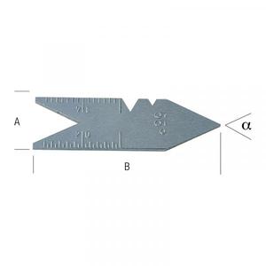 METRICA-ACIER DE JAUGE 35011-CALIBRES EAN 8001066350117 - Product Image 1
